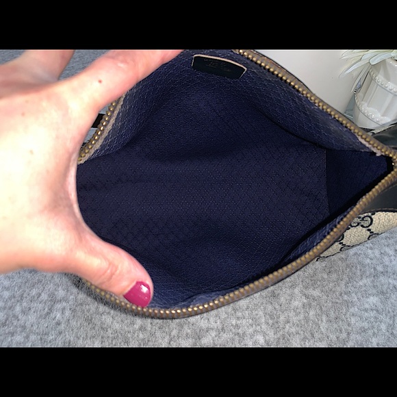 GUCCI Shoulder Bag vintage GG Supreme Navy blue - Picture 14 of 15